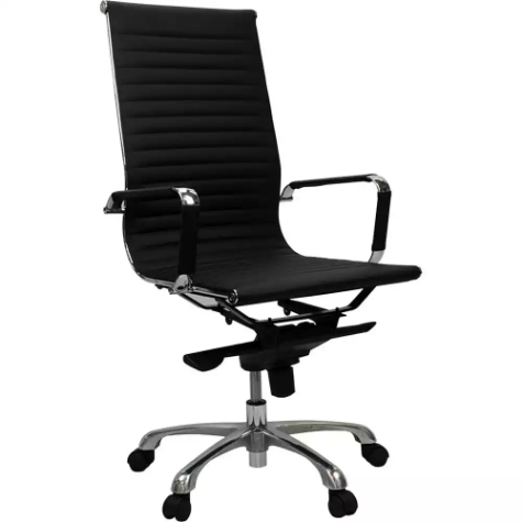Picture of AERO MANAGERS CHAIR HIGH BACK ARMS PU BLACK