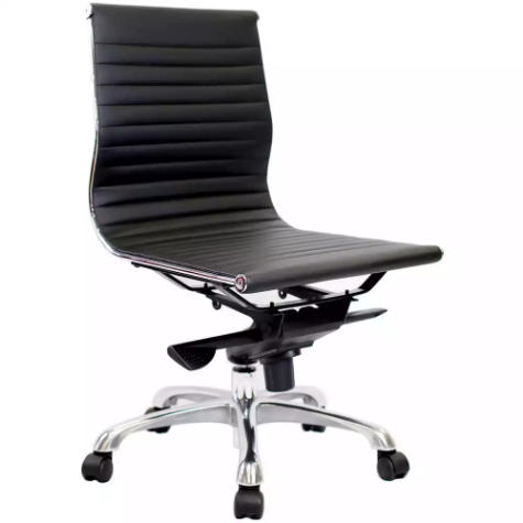 Picture of AERO MANAGERS CHAIR MEDIUM BACK PU BLACK