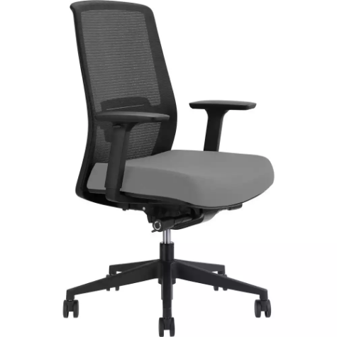 Picture of JIRRA SIDE CONTROL SYNCHRO HIGH MESH BACK ARMS BLACK BACK STEEL SEAT