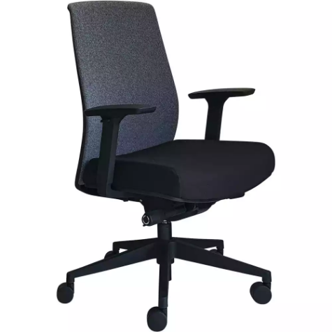 Picture of JIRRA SIDE CONTROL SYNCHRO HIGH MESH BACK ARMS GREY BACK BLACK SEAT