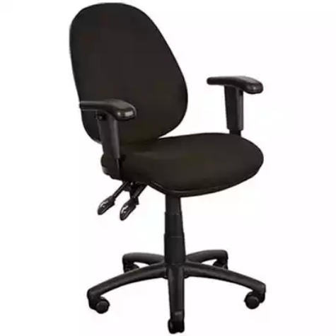 Picture of YS DESIGN 08 TYPIST CHAIR HIGH BACK ARMS BLACK