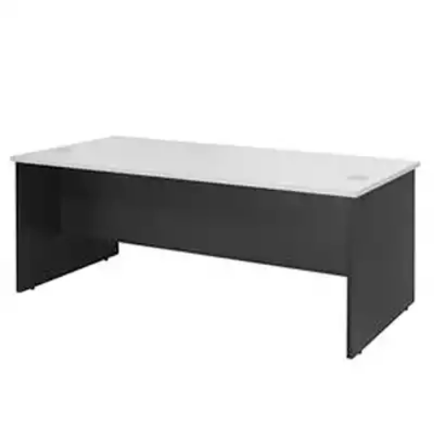 Picture of OXLEY DESK 1800 X 750 X 730MM WHITE/IRONSTONE