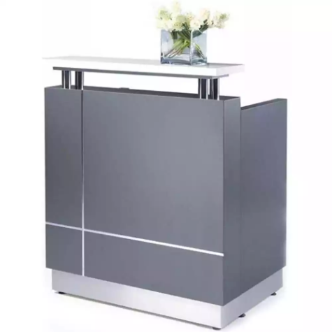 Picture of OM PREMIER RECEPTIONIST COUNTER 880 X 690 X 1150MM GREY