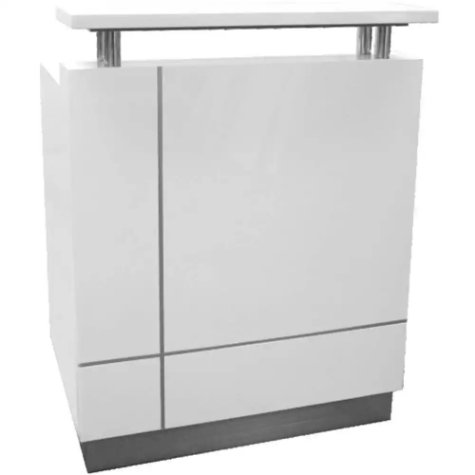 Picture of OM PREMIER RECEPTIONIST COUNTER 880 X 690 X 1150MM WHITE