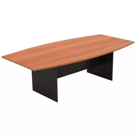 Picture of OM BOARDROOM TABLE WITH H BASE 2400 X 1200 X 720MM CHERRY/CHARCOAL