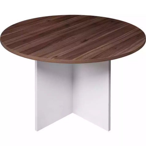 Picture of OM PREMIER ROUND MEETING TABLE 900 X 720MM CASNAN/WHITE