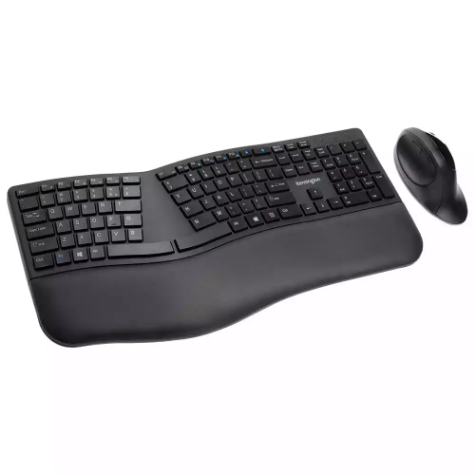 Picture of KENSINGTON PRO FIT ERGO WIRELESS KEYBOARD AND MOUSE COMBO BLACK