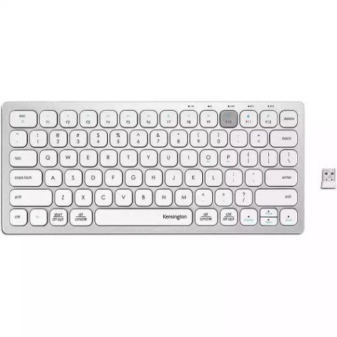 Picture of KENSINGTON MULTI-DEVICE DUAL WIRELESS COMPACT KEYBOARD SILVER