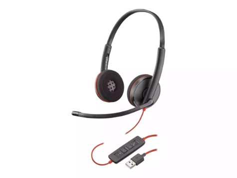 Picture of PLANTRONICS BLACKWIRE C3225 UC STEREO CORDED HEADSET, 3.5MM & USB-A