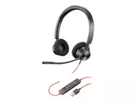 Picture of PLANTRONICS BLACKWIRE 3320 MS , STEREO CORDED HEADSET USB-A