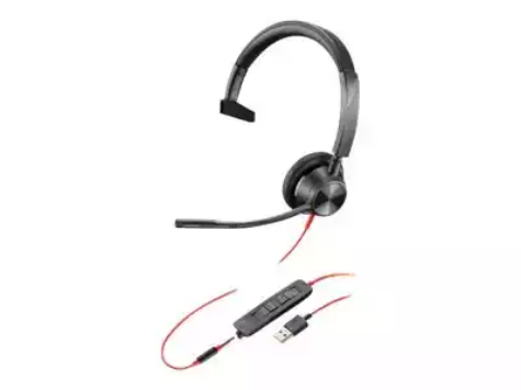 Picture of PLANTRONICS BLACKWIRE 3315 MS , MONO CORDED HEADSET USB-A
