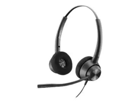 Picture of PLANTRONICS ENCOREPRO EP320 OTH CORDED STEREO HEADSET,NOISE CANCELLING QUICK DISCONNECT