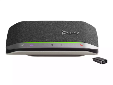 Picture of POLY SYNC 20+ MS SMART SPEAKERPHONE,BLUETOOTH + USB-C + BT600 USB-C DONGLE (MS CERTIFIED)