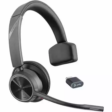 Picture of POLY VOYAGER 4320 OTH WIRELESS MS STEREO HEADSET, BT700 DONGLE , USB-A