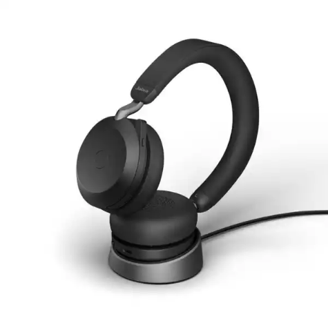 Picture of Bonus MS Webcam for Jabra Wireless Evolve 2 75 UC Stereo Bluetooth Headset & Charging Stand
