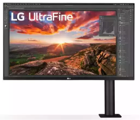Picture of LG 32" (16:9) QHD IPS LED, HDMI(2), DP, USB(2), SPKR, USB-C, ERGO STAND, 3YR