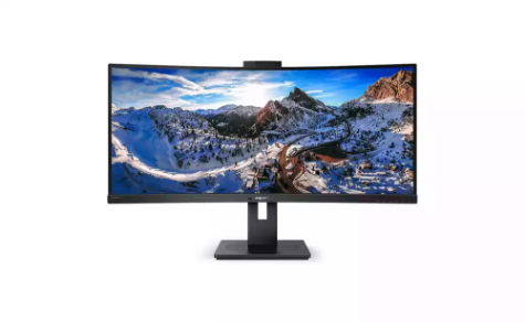 Picture of Philips 34" Curved Monitor Built-in Webcam and Dock and Speakers