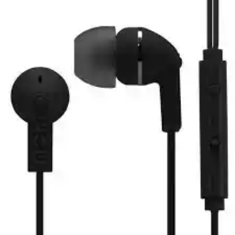 Picture of MOKI STEREO EARBUDS NOISE ISOLATION WITH MICROPHONE AND CONTROL BLACK