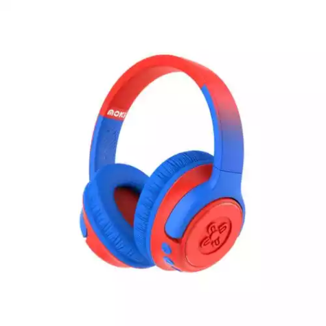 Picture of Moki Mixi Kids Volume Limited Wireless Headphones - Blue Red
