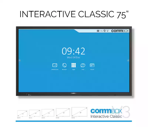 Picture of Commbox Interactive Screen 75 Inch Classic Display (V3)