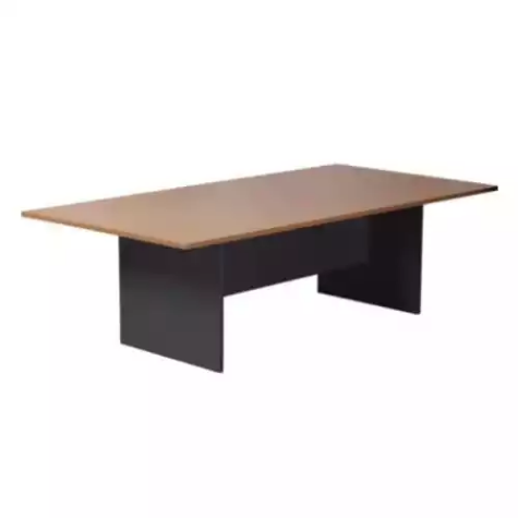Picture of RAPID WORKER BOARDROOM TABLE 2400 X 1200MM BEECH/IRONSTONE
