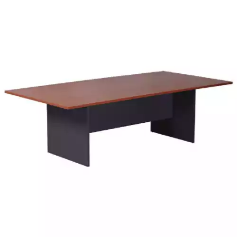 Picture of RAPID WORKER BOARDROOM TABLE 2400 X 1200MM CHERRY/IRONSTONE