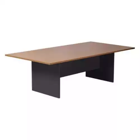 Picture of RAPID WORKER BOARDROOM TABLE 3200 X 1200MM BEECH/IRONSTONE