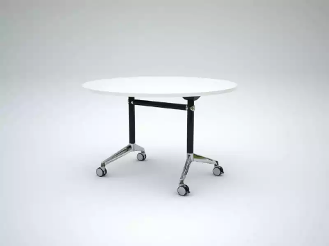 Picture of Modulus Flip Table in black- 1200R White Top