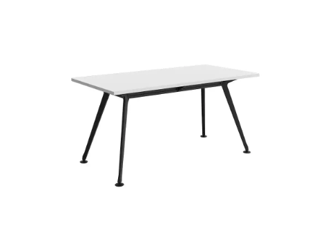 Picture of 1500 x 750mm Team Table- Black Frame, White Top