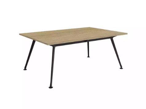 Picture of 1800 x 1200mm Team Table- Black Frame, New Oak Top