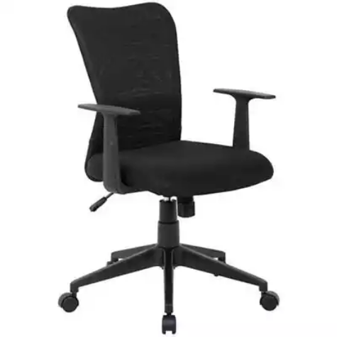 Picture of ASHLEY TYPIST CHAIR MEDIUM MESH BACK ARMS BLACK