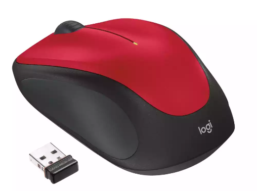 Picture of Logitech M235 Wireless Mouse - Red