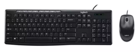 Picture of Logitech MK200 Wired Media Keyboard & Mouse Combo