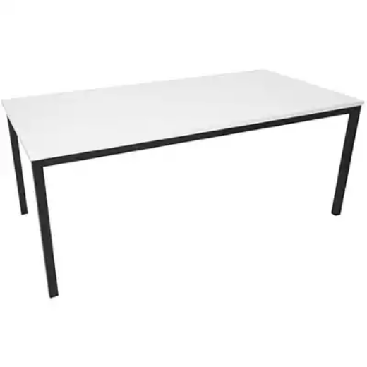 Picture of RAPIDLINE STEEL FRAME TABLE 1800 X 900MM NATURAL WHITE