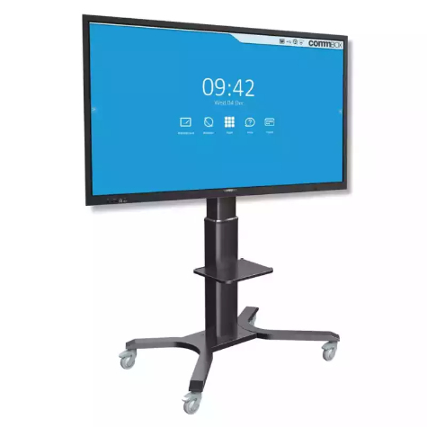Picture of COMMBOX CADENCE MOTORISED STAND, W/ BUILT-IN REMOTE, & LAPTOP SHELF, FOR 55" TO 86"